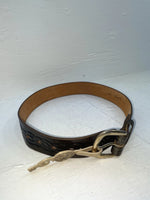 New Brown Genuine Leather Tex Tan Tooled 26” Belt #8103 NN-56
