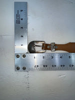 New Brown Genuine Leather Wrangler Animal Pendent 38” Belt #570111 NN-21