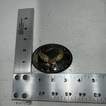 New Women’s Western Express Inc Gold Silver Buckle With Eagle. ME-30 A-129