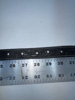 New Black Genuine Leather Western Express Tooled 28” Belt Z-47