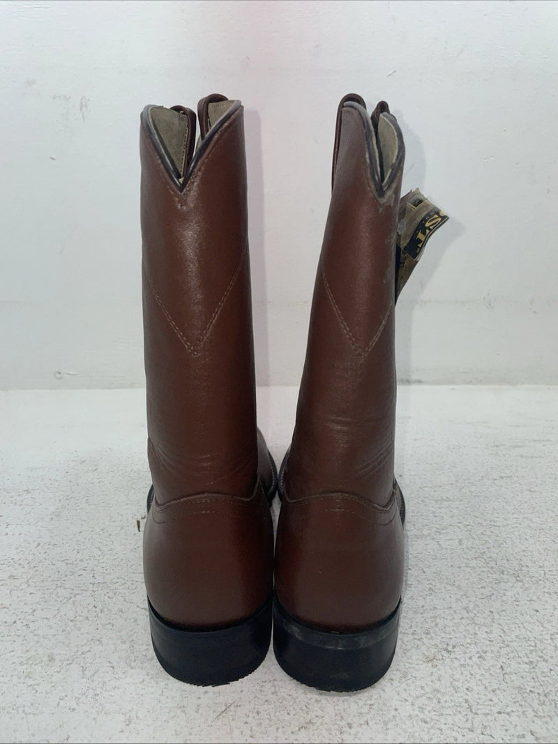 New Men’s Brown Dan Post Cowboy Boots. 26589 8 E W. 1-122