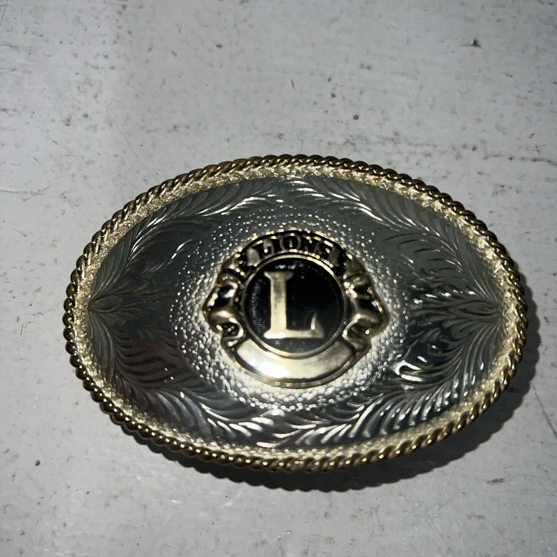 New Women’s Award Design Lions Belt Buckle. S251364 A-126