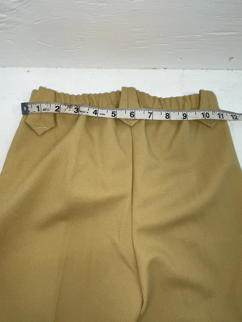 New Vintage Yellow Fenton Polyester Pants #310 VV-36