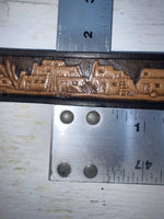 New Brown Genuine Leather Chambers Tooled 34” Belt #WS688 Z-112