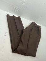 New Vintage Brown H Bar C Polyester Pants #MR477 SS-42