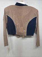 New Women’s 1849 RanchWear Blue Deign Long Sleeve Button Up XL TT-40