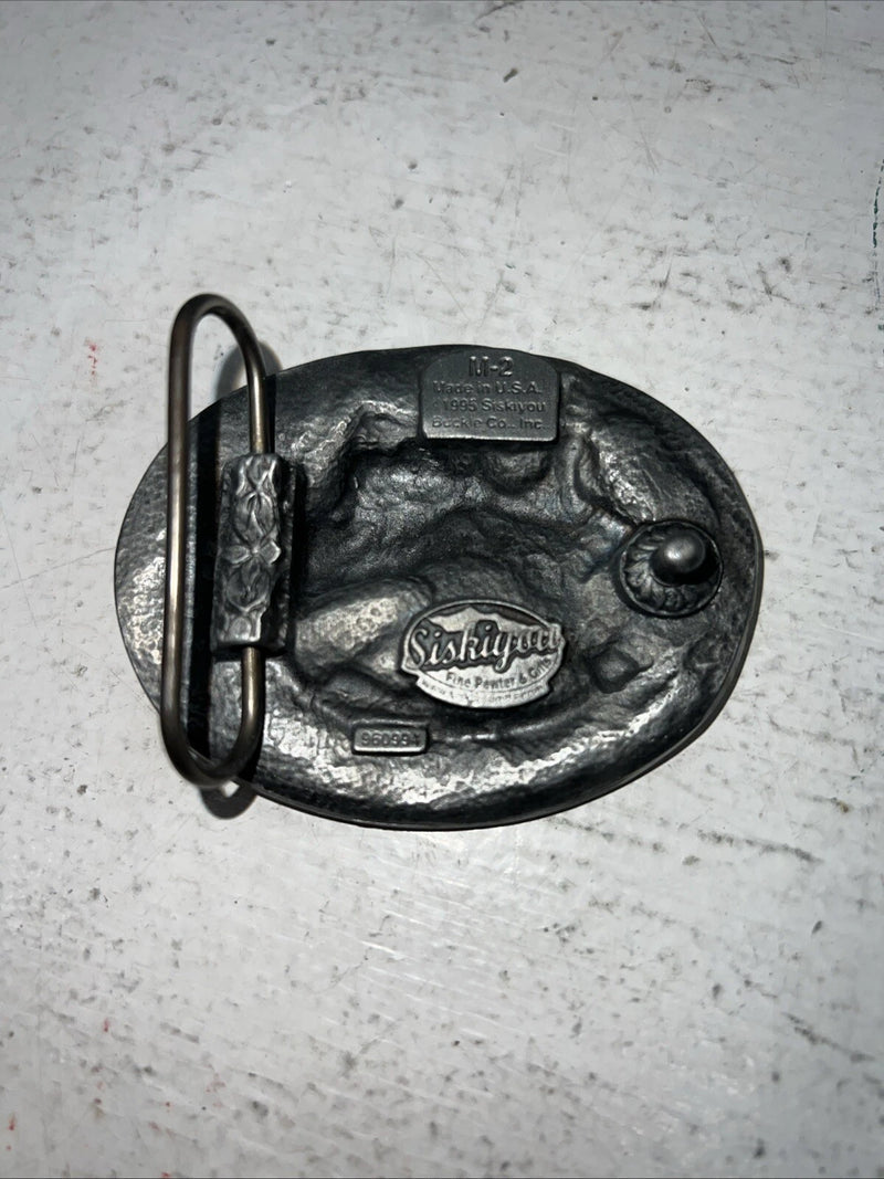 New Children’s Siskiyou Black Gold Horse Head Belt Buckle. 960994 F-20