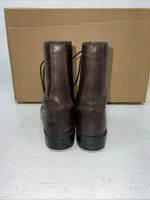 New Women’s Brown Lace Up Old West Cowboy Boots. 045 6 D. 20-143