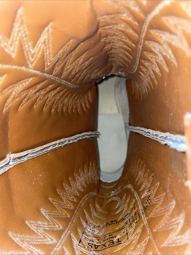 New Men’s Brown Texas Brand Cowboy Boots. 1214 9 D. 4-86