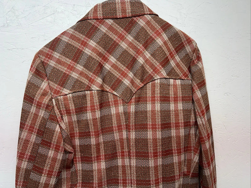 New Men’s Pioneer Wear Red Plaid Suit Jacket 44 #554 LL-608