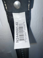 New Cow Print Genuien Leather Nocona Black Stud 42” Belt #N2440501 NN-123