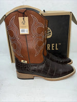 New Women’s Brown DBL BARREL Cowboy Boots.  6 M. 19-31