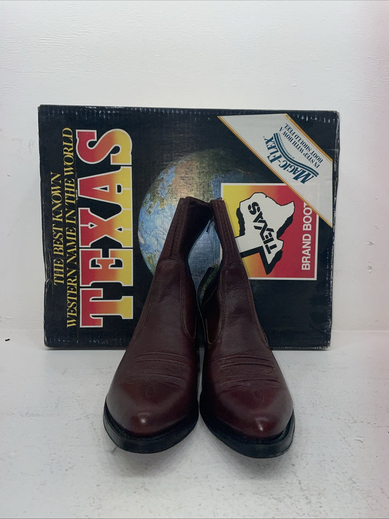 New Men’s Red Texas Brand Cowboy Boots. M 37310 D. 6-70