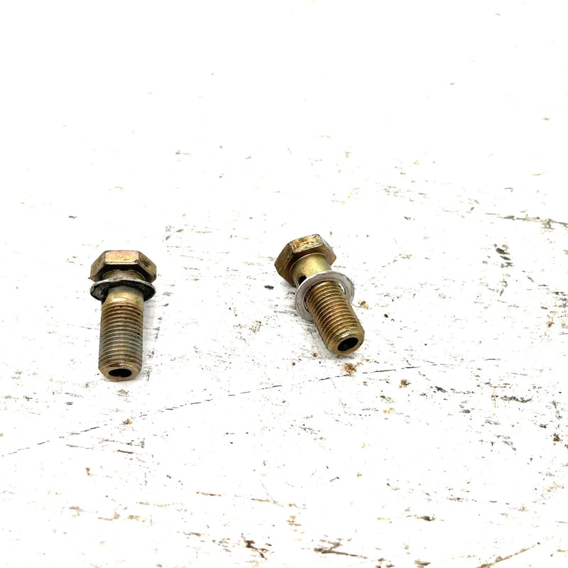 01-05 Polaris Sportsman 400 4X4 OEM Oil Banjo Bolt Pair 3086815 AP225