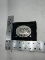 New Women’s Nocona Good Silver “J” Belt Buckle With Good Rim. A-115