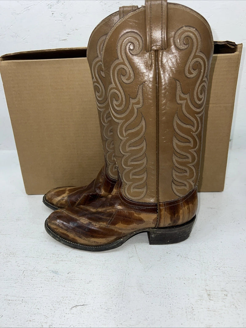 New Woman’s Brown Tony Lama Cowboy Boots. 8463 6.5 6 1/2 B. 18-50