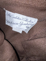 New Vintage Brown Dickson Jenkins Polyester Pants #9928 VV-55