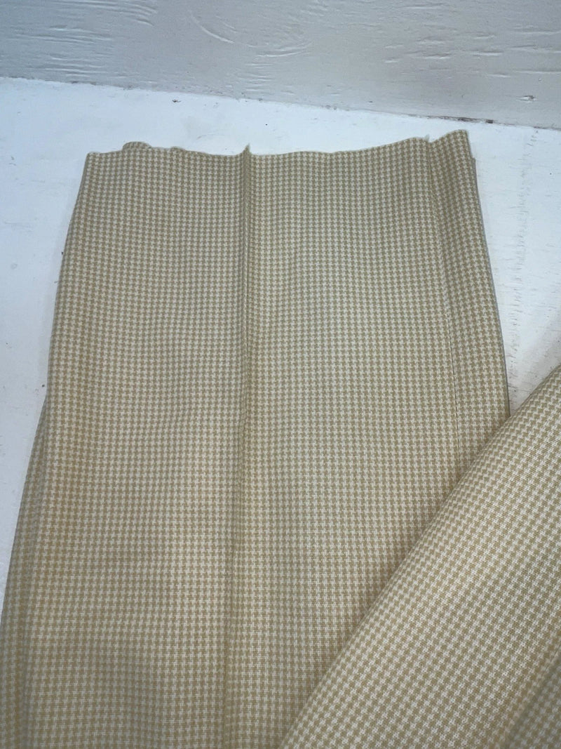 New Vintage Cream Checkered Dickson Jenkins Polyester Pants #502 XX-16