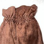 New Dremier Brown Leather Warm Lined Riding Gloves E-501