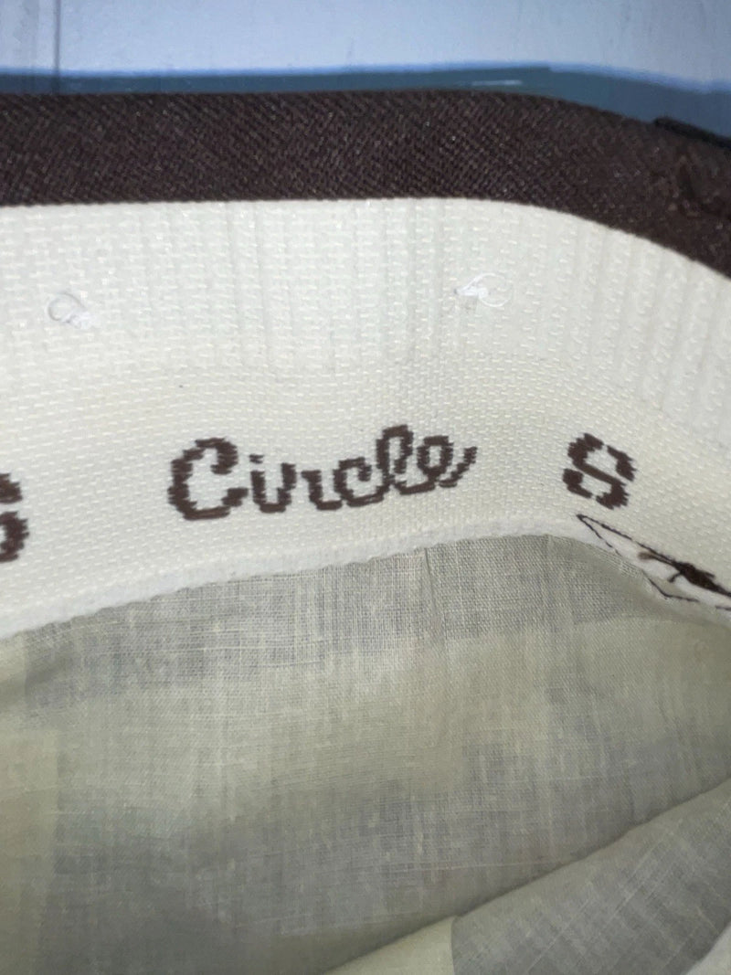 New Vintage Brown Circle S Polyester Pants #05003921 ZZ-31