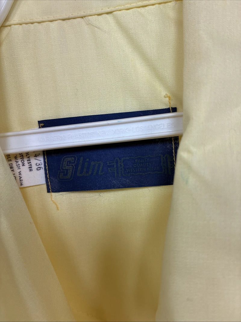 New Women’s Panhandle Slim Yellow Long Sleeve Pearl Snap 14 Medium II-82