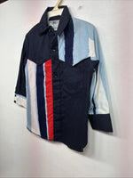 New Kids Cowboy Threads Multicolor Long Sleeve Button Up Size 3 LL-18