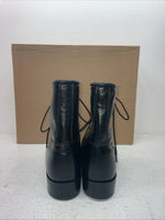 New Men’s Black Lace Up J Chisholm Cowboy Boots. 2550 9.5 9 1/2 D. 4-19