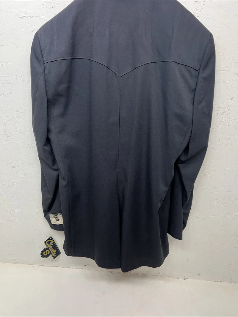 New Men’s Circle S Navy Suit Jacket 48L #25832 HH-606