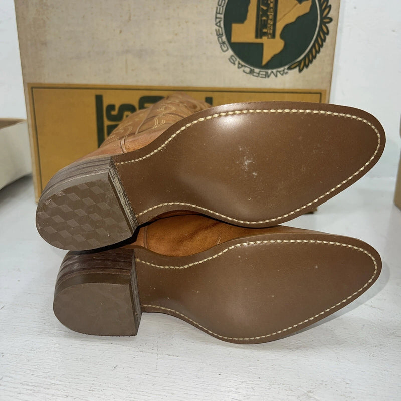 New Woman’s Brown Texas Brand Cowboy Boots. L244 5.5 5 1/2 M. 20-51