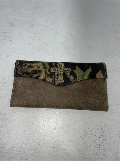 New Mossy Oak Camouflage Cross Womens Wallet #5136488 P-505