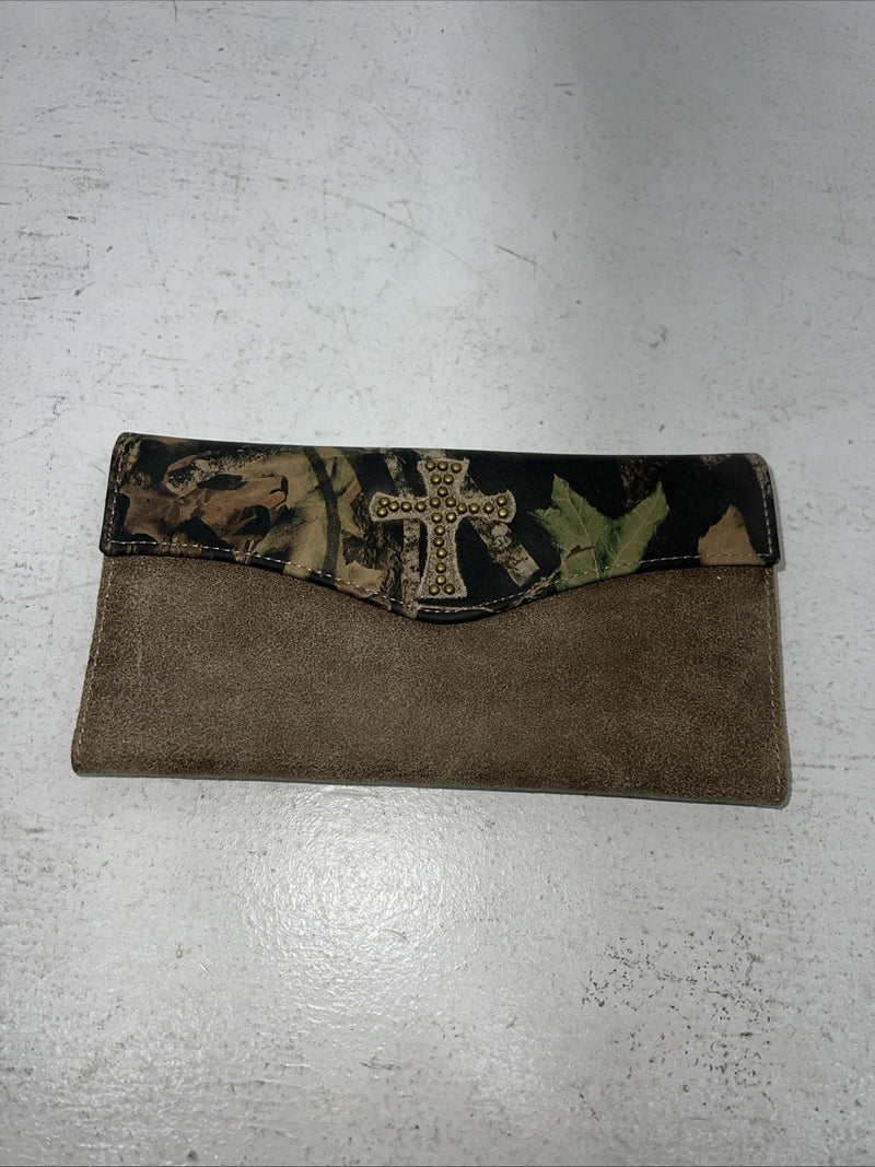 New Mossy Oak Camouflage Cross Womens Wallet #5136488 P-505