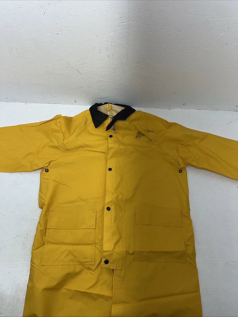 New Tough 1 Children’s Yellow Riding Slicker Full Length Large #69-901 P-508