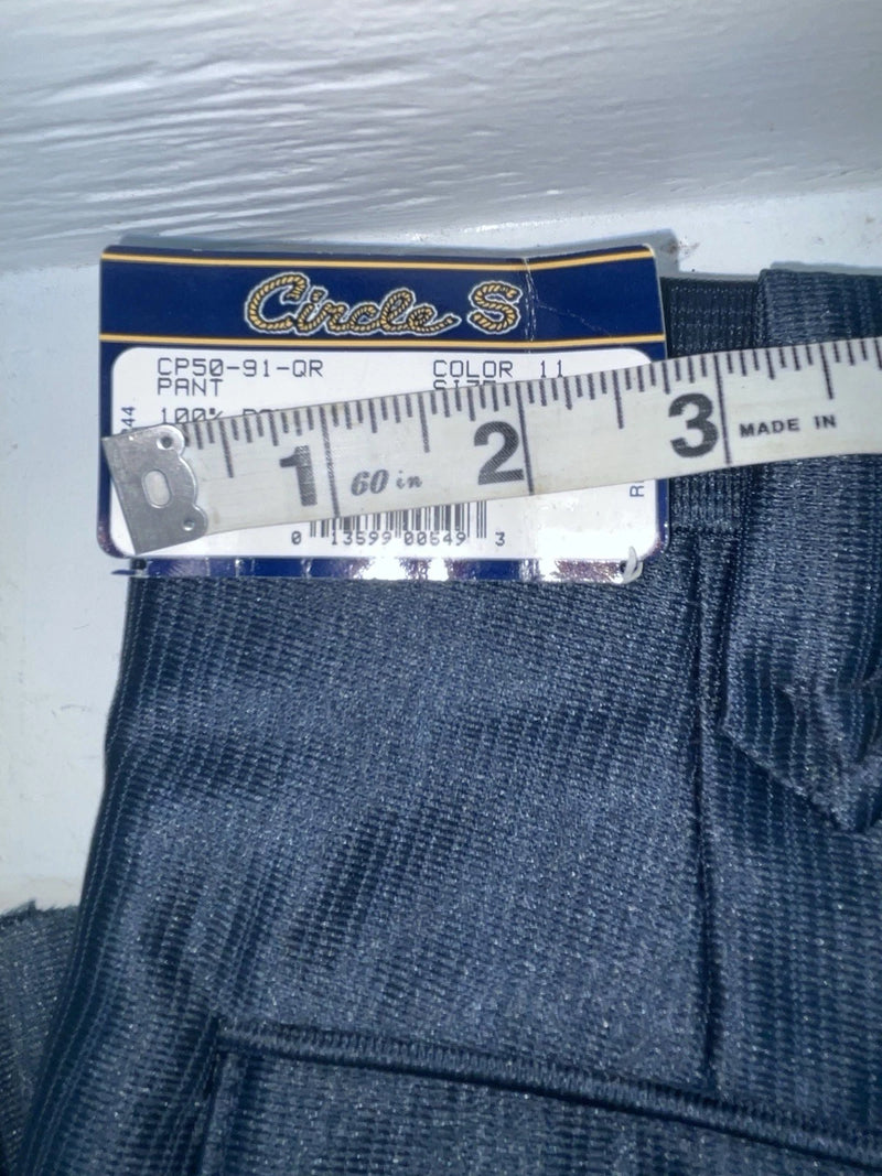 New Vintage Blue Circle S Polyester Pants #CP5091 ZZ-4