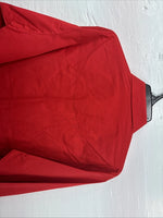 New Men’s ELY Cattleman Red Simple Long Sleeve Pearl Snap 17 X 35 XL M-78