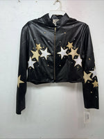 New Women’s 1849 Authentic Ranchwear Long Sleeve Leather Jacket XL RR-21