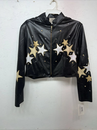 New Women’s 1849 Authentic Ranchwear Long Sleeve Leather Jacket XL RR-21