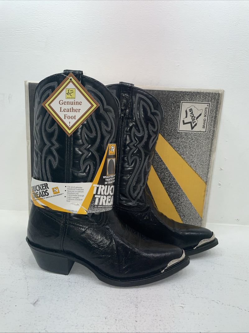 New Men’s Black Texas Brand Cowboy Boots. 7650 10 E E. 6-91