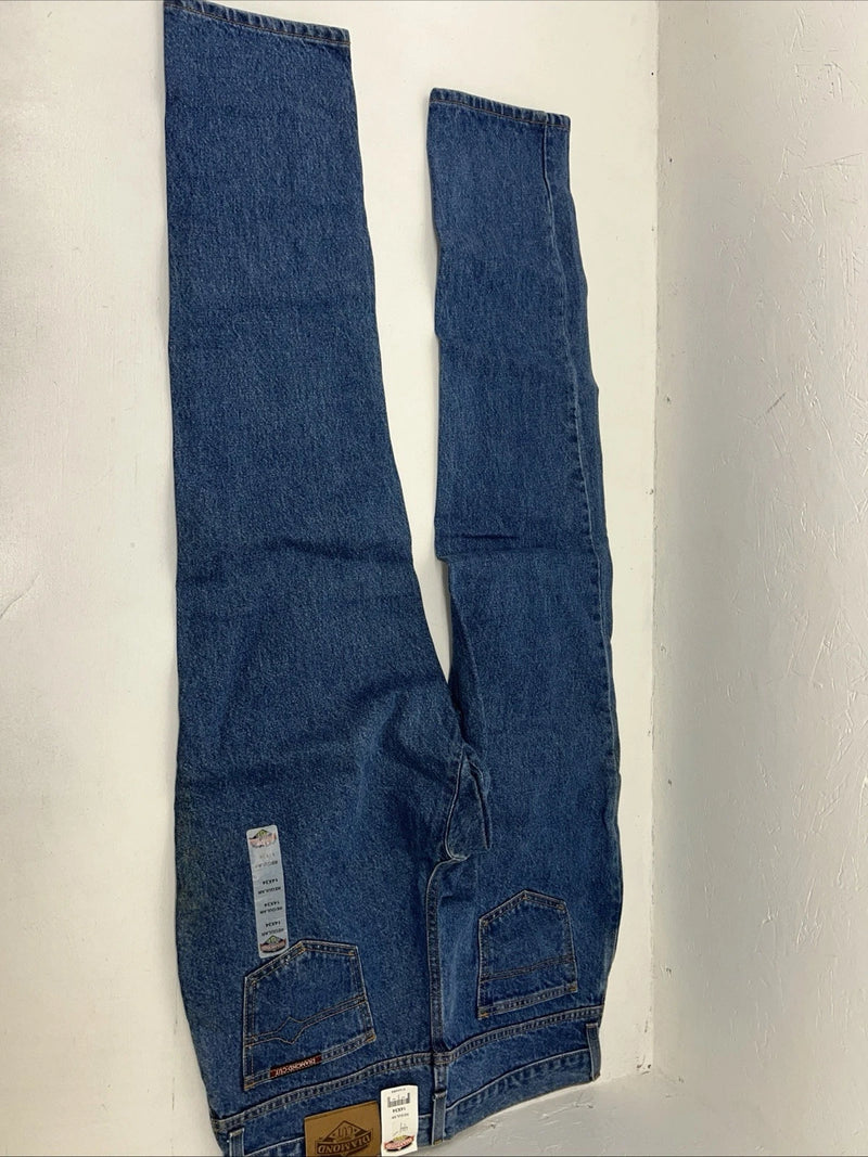 New Women’s Diamond Cut Regular Fit Dark Wash Denim Jeans. 14x34 M-9