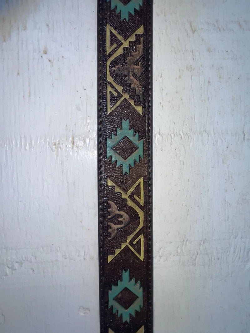 New Brown Genuine Leather Nocona Western S Belt #N3412302 Z-116