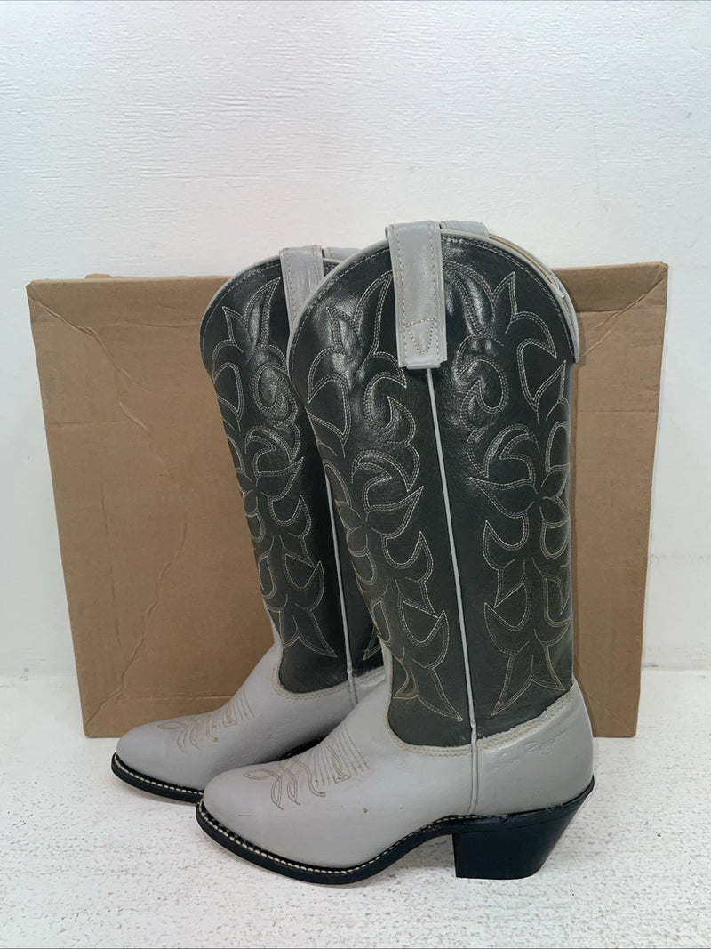 New Women’s Gray Kenny Roger’s Cowboy Boots. 40702 5 M. 3-55