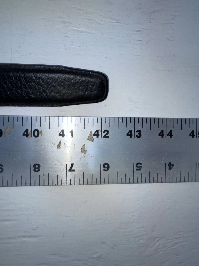 New Black Genuine Leather Chambers 34” Belt #M450 JJ-75