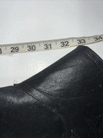 New Black 1849 Authentic Ranchwear Chaps With Fringe Adjustable Waist 30” N-46