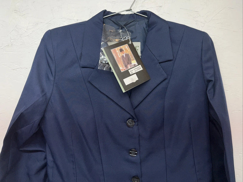 New Women’s Riders Mark Blue Riding Coat 14R #23-37000 LL-610
