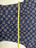 New Women’s Tem Tex Blue design Long Sleeve Pearl Snap Size 32 KK-51