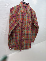 New Men’s Champion Western Multiple Color long sleeve pearl 14.5 X 33 small B-66