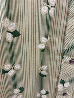 New Men’s ELY Plains Green Tan Floral Long Sleeve Pearl Snap 16.5 Large V-56
