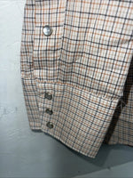 New Men’s Red Plaid Dickson-Jenkins Long Sleeve Pearl Snap Shirt. 15.5x34 M P-76