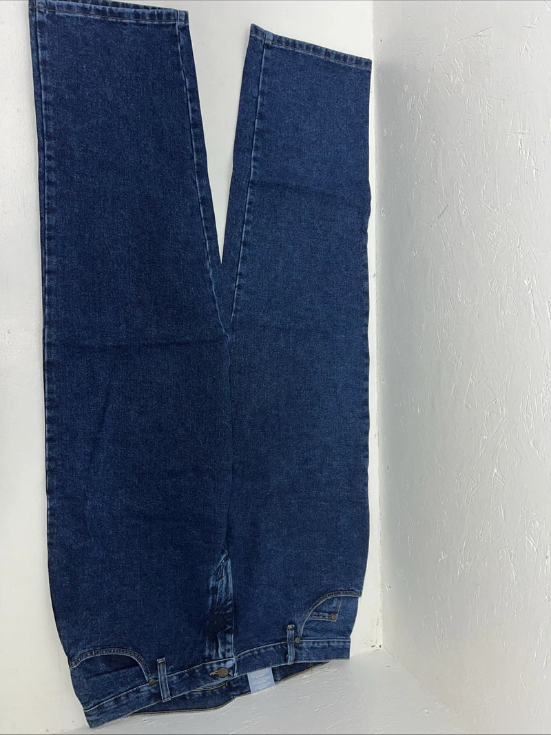 New Men’s Wrangler Blues Relaxed Fit Dress Easy Denim Jeans. 16x32 K-13