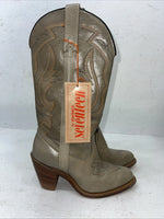 New Women’s Grey Capezio Fashion Cowboy Boots. L 53 6.5 6 1/2 M. 19-94