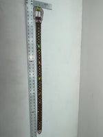 New Cheetah Print Genuine Leather Nocona Bling S Belt #N1330999 Z-98 